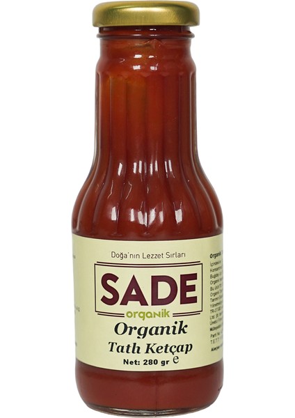Organik x 2 Adet Ketçap 280 gr