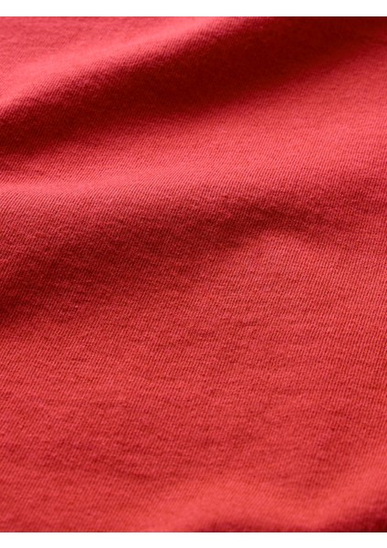 Erkek Kırmızı Everyday Soft Sıfır Yaka T-Shirt