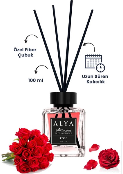 Nature\'s Scents Rose Bambu Çubuklu Oda Kokusu- Gül Kokusu