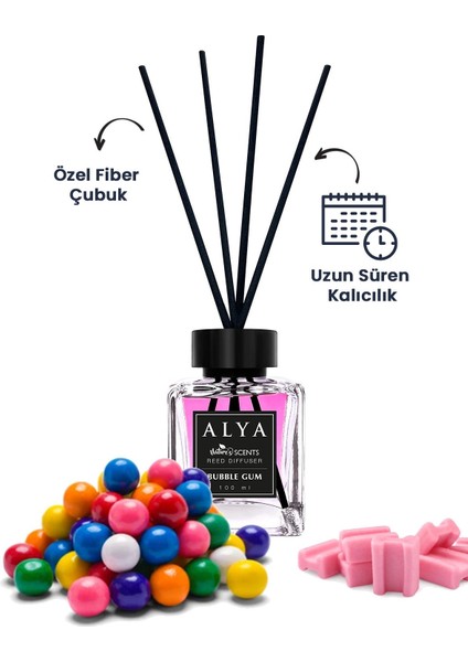 Nature's Scents Bubble Gum Bambu Çubuklu Oda Kokusu