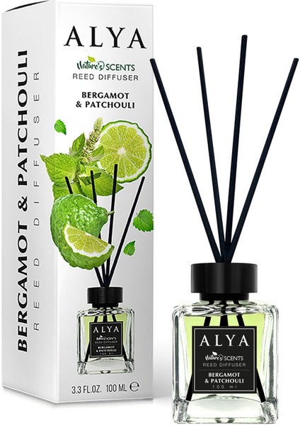 Nature's Scents Bergamot & Patchouli Bambu Çubuklu Oda Kokusu - Bergamot & Paçuli Kokusu