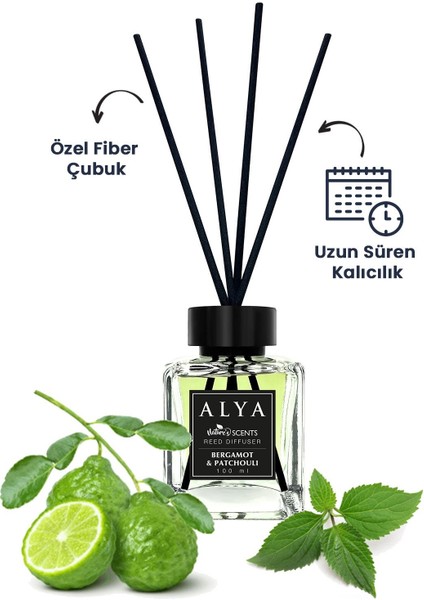Nature's Scents Bergamot & Patchouli Bambu Çubuklu Oda Kokusu - Bergamot & Paçuli Kokusu