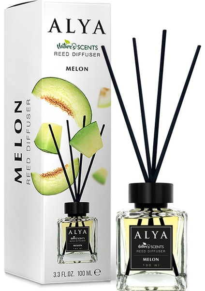 Nature\'s Scents Melon Bambu Çubuklu Oda Kokusu- Kavun Kokusu