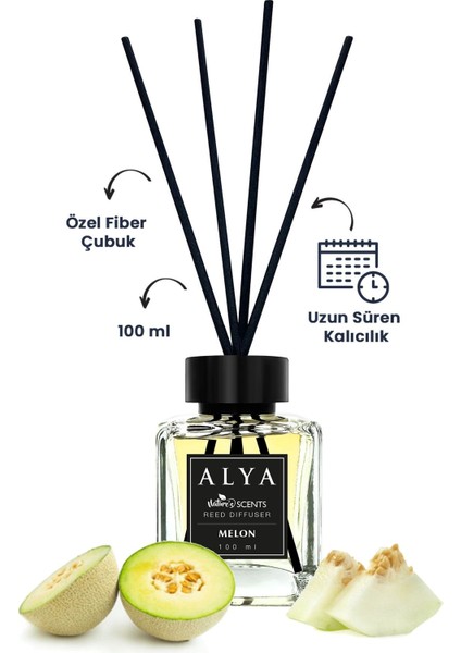 Nature\'s Scents Melon Bambu Çubuklu Oda Kokusu- Kavun Kokusu