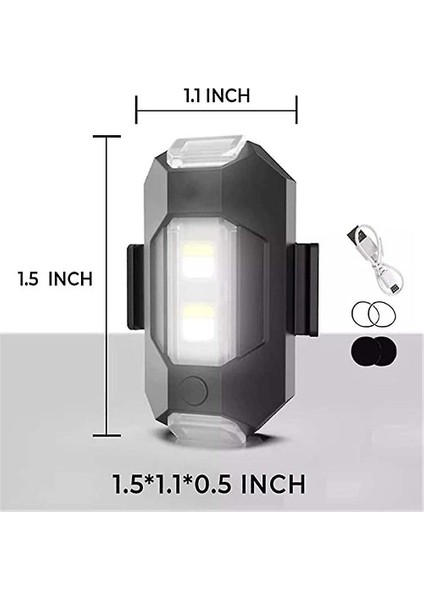 Flaşör LED Ikaz Lambası 7 Renkli