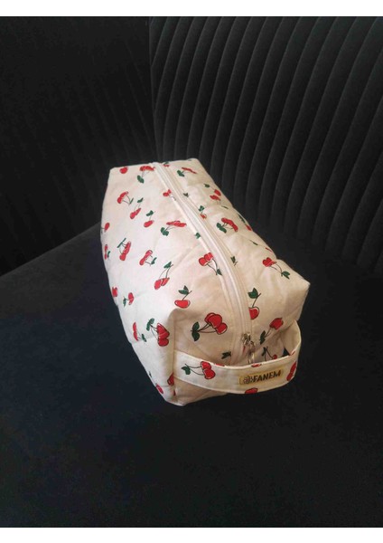 El Yapımı Saç Şekillendirici Çantası, Seyehat Çantası XL Boy Organizer Çanta 12x15x35 cm
