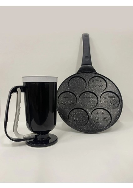 Pankek Tavası + Hamur Porsiyonlayıcı Hediyeli Pankek Tavası