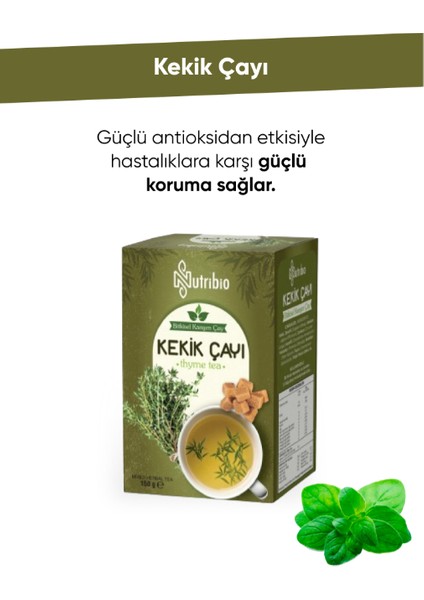 %100 Doğal Küp Formunda Kekik Çayı 150 Gr.