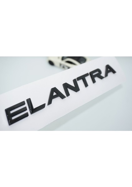 Elantra Bagaj 3m Siyah Abs Yazı Logo Hyundai Ile Uyumlu