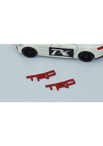 Trd Direksiyon Kırmızı Logo Amblem Toyota Ile Uyumlu modelleri