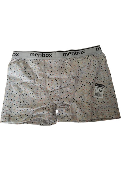 Desenli Menboxer Erkek Lycra Boxer