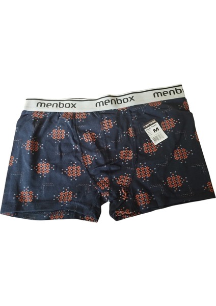 Desenli Menboxer Erkek Lycra Boxer