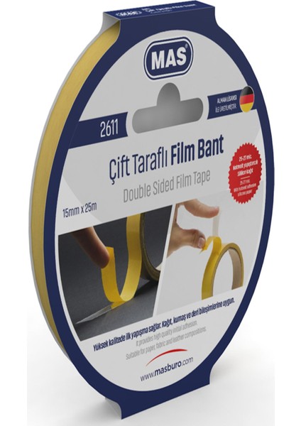 Mas Bant Çift Taraflı 15*25 2611