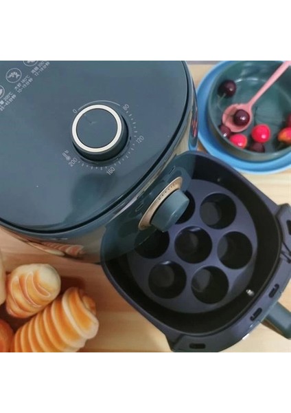 7 Gözlü Silikon Çok Amaçlı Airfryer Muffin Cupcake Kek ve Çörek Pişirme Kalıbı Alithestereo
