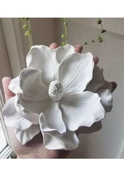 3 Boyutlu çiçek 15cm Hibisküs Çiçeği Silikon Kalıp K-382