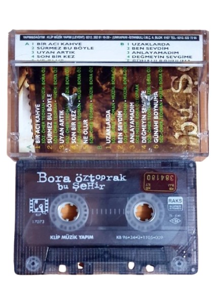 Bora Öztoprak - Bu Şehir - Açılmamış Ambalajında Kaset modelleri