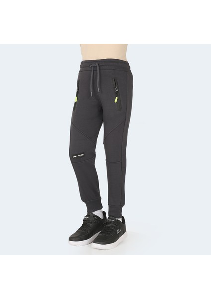 LAMYA Unisex Çocuk Eşofman Altı Koyu Gri