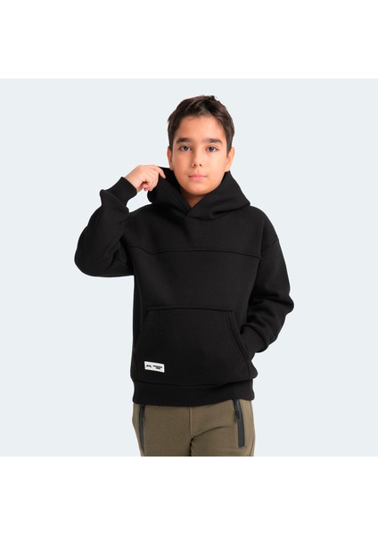 LENE Unisex Çocuk Sweatshirt Siyah