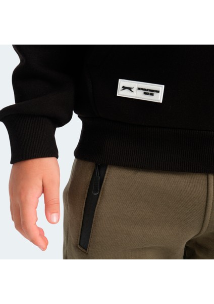 LENE Unisex Çocuk Sweatshirt Siyah
