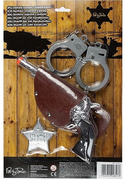 Gösteriler Için Kovboy Sheriff Sı Si ve Rozet Kostüm Seti 3 Parça fiyatları