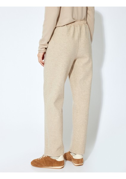 x Şahika Ercümen - Yumuşak Dokulu Cepli Eşofman Pantolon fırsatları