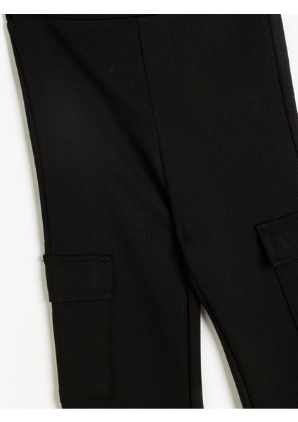 Ispanyol Paça Pantolon Kargo Cepli Beli Lastikli modelleri