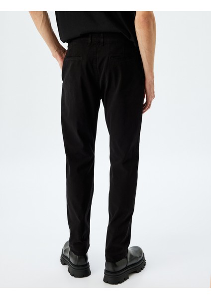 Slim Fit Pamuklu Gabardin Pantolon