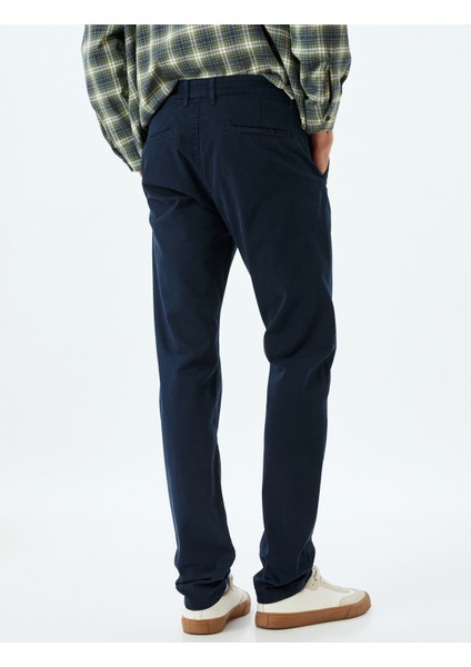 Slim Fit Pamuklu Gabardin Pantolon