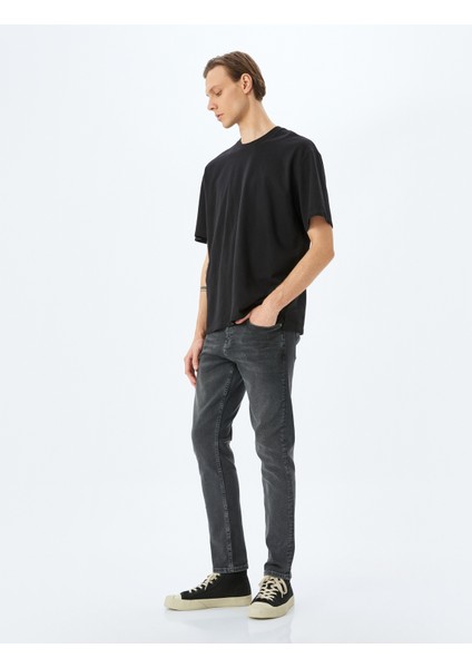 Slim Fit Kot Pantolon - Brad Jean