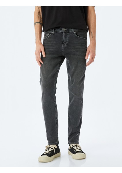 Slim Fit Kot Pantolon - Brad Jean