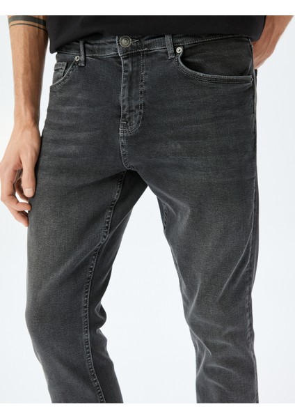 Slim Fit Kot Pantolon - Brad Jean