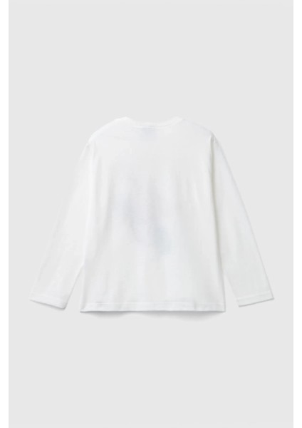 Erkek Çocuk Logolu Spiderman Baskılı Uzun Kollu T-Shirt - Beyaz fiyatları