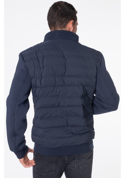 Erkek Quılted Jacket Şişme Mont - Lacivert fiyatları