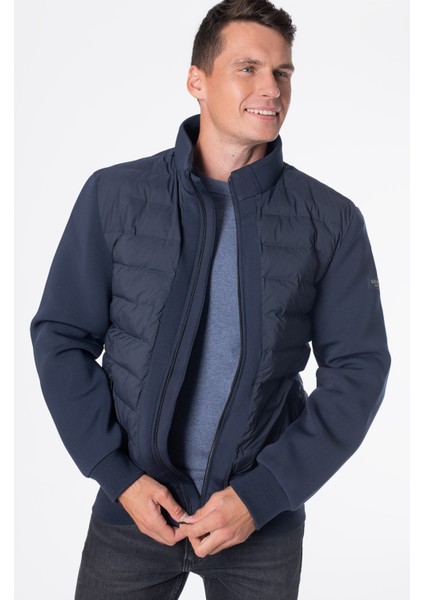 Erkek Quılted Jacket Şişme Mont - Lacivert modelleri