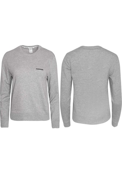 Kadın L/s Marka Logolu Sweatshirt - Gri modelleri