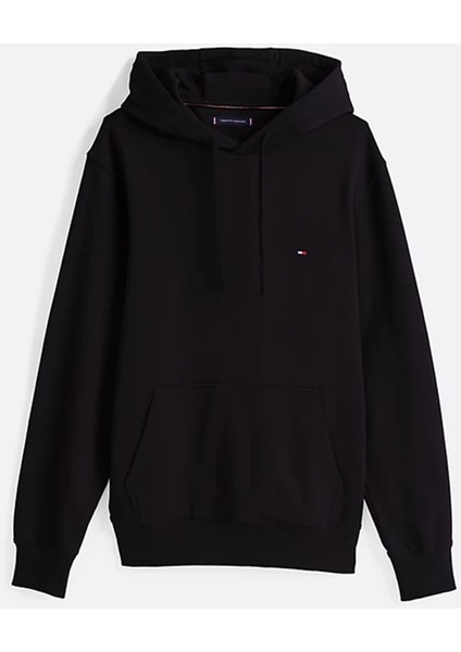 Erkek Essentıal Nakışlı Logo Kapüşonlu Sweatshirt - Siyah indirimleri