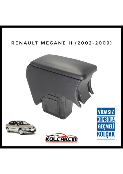 Renault Megane II Vidasız Konsola Geçmeli Kolçak