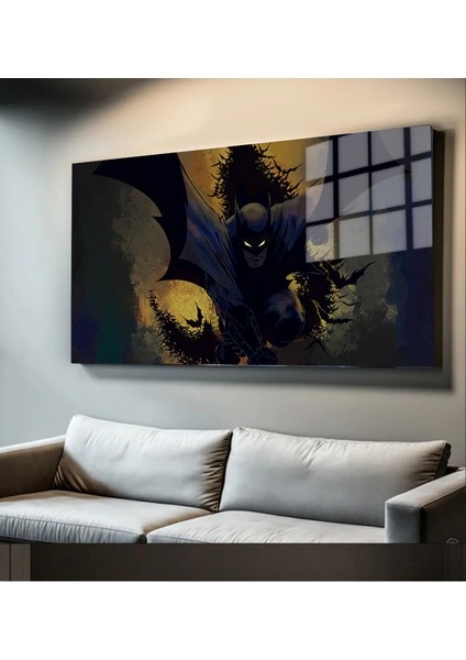 Süper Kahramanlar Yapay Zeka Destekli, 3D Dekoratif Baskı Yatay Cam Tablo 76