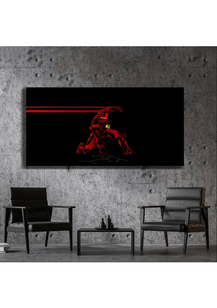 Süper Kahramanlar Yapay Zeka Destekli, 3D Dekoratif Baskı Yatay Cam Tablo 417 fırsatları