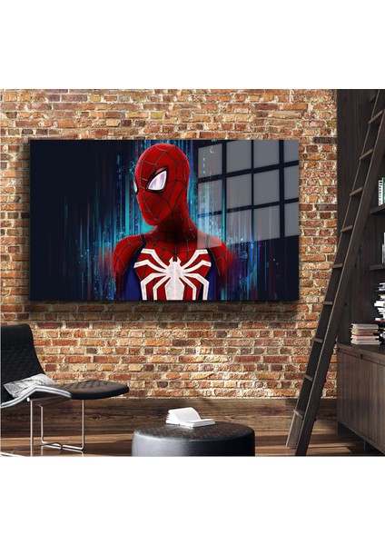 Süper Kahramanlar Yapay Zeka Destekli, 3D Dekoratif Baskı Yatay Cam Tablo 23