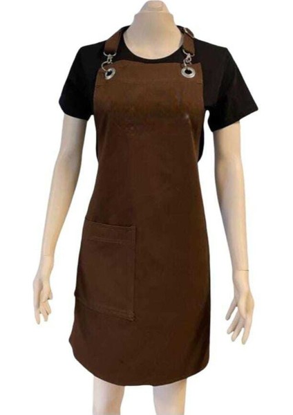 Askılı Cepli Cafe Restoran Önlük Modeli Trend Mutfak Önlüğü Yeni Sezon