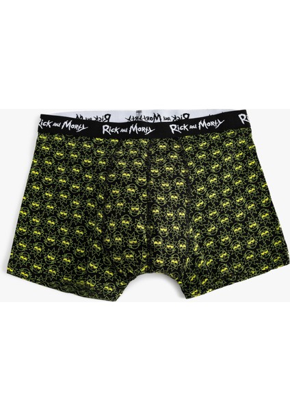 Pamuklu Lisanslı Rick And Morty 3'lü Boxer Seti