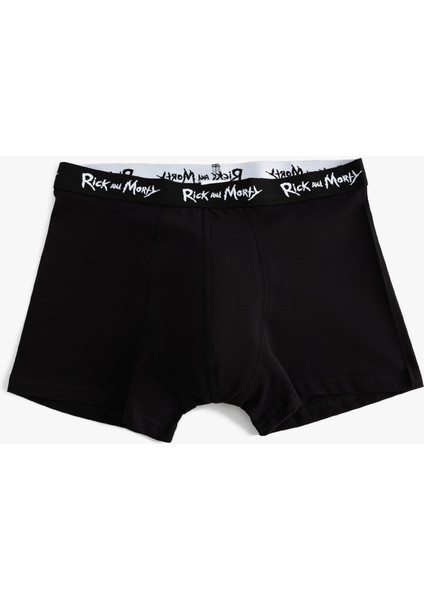 Pamuklu Lisanslı Rick And Morty 3'lü Boxer Seti