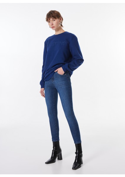 Mavi Kadın Skinny Fit Yıkamalı Denim Pantolon Georgıa Super Skınny 7