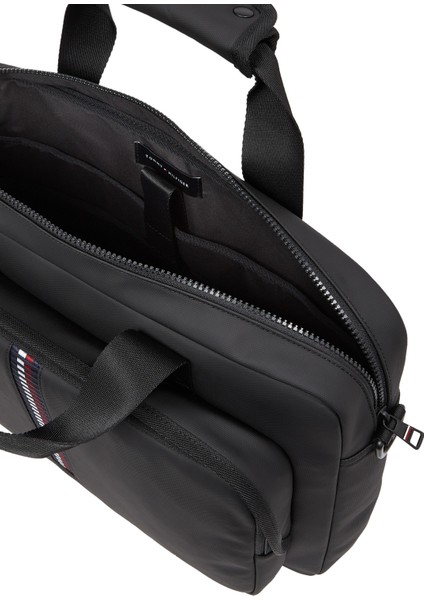 Siyah Erkek Laptop Çantası Th Corp Computer Bag