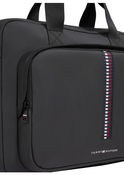 Siyah Erkek Laptop Çantası Th Corp Computer Bag