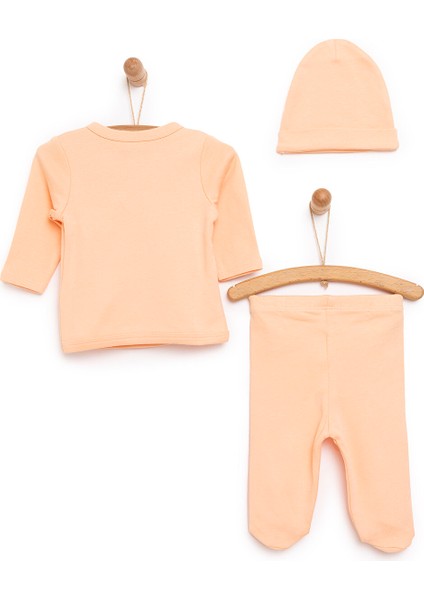 Yenidoğan Organik Zıbın-Şapka-Patikli Alt Unisex