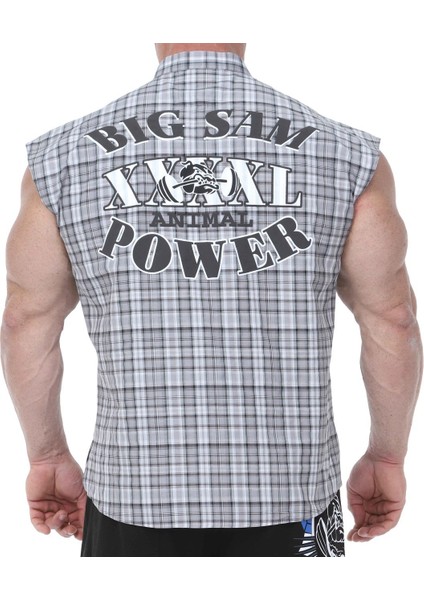Erkek Power Antrenman Tişört Kolsuz Gömlek Big Sam 5040 modelleri