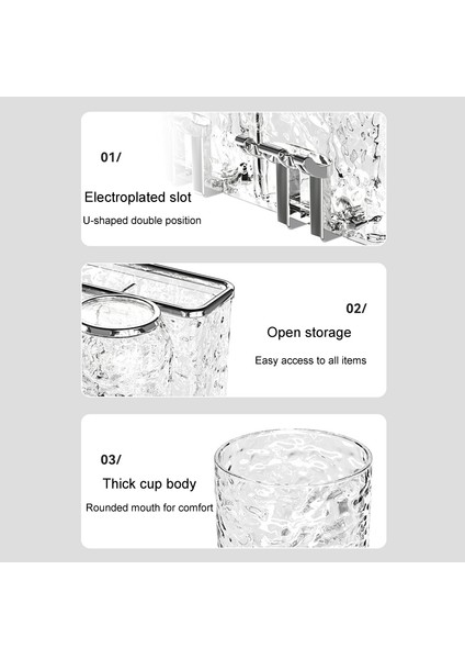 Yuekeda-Banyo Diş Fırçası Düzenleyici, Tekli Bardak (Yurt Dışından) fırsatları