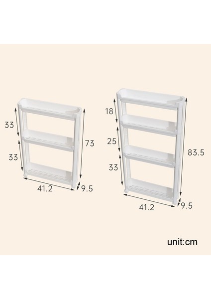 Yuekeda-Tuvalet Çatlak Zemin Arabası Düzenleyicisi 3 Katlı (Yurt Dışından) modelleri